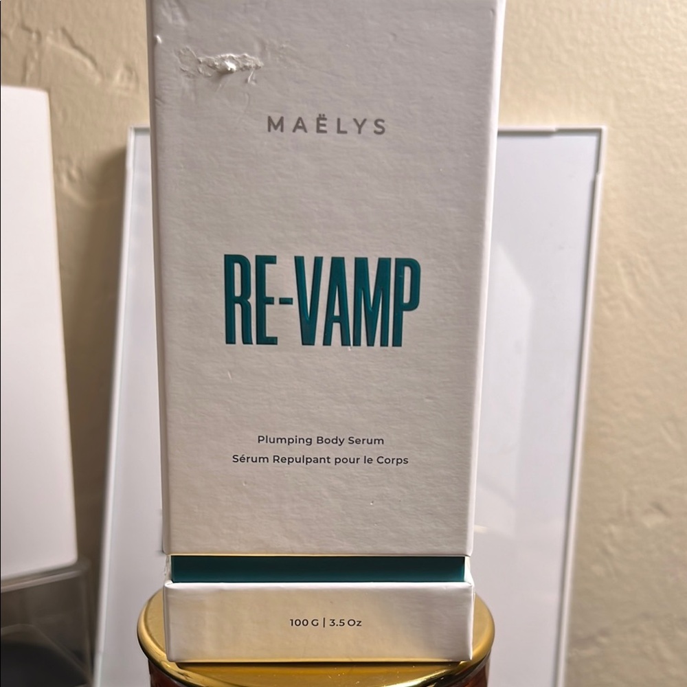RE-VAMP Plumping Body Serum - White and Teal